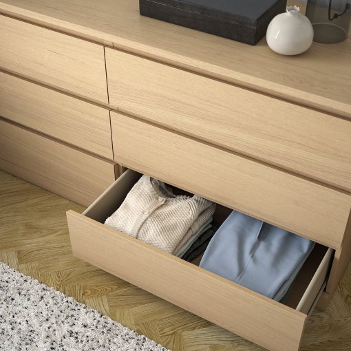 MALM, chest of 6 drawers, 904.035.87