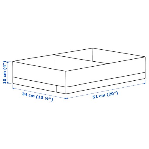 STUK, κουτί με διαχωριστικά, 34x51x10 cm, 904.744.38