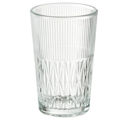 SMÄLLSPIREA, vase/glass/patterned, 17 cm, 905.421.78