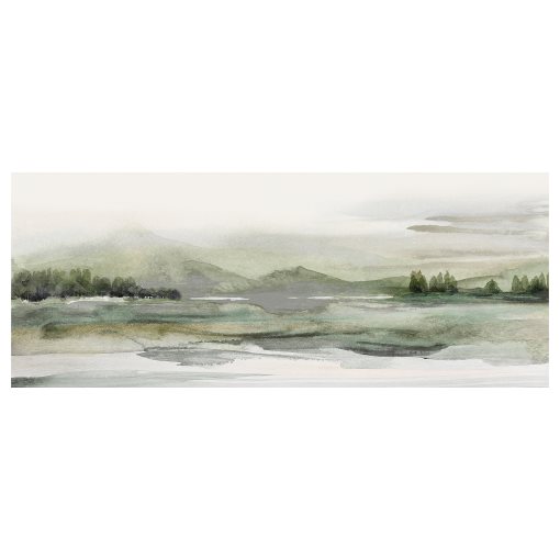 BJÖRKSTA, καμβάς/Πράσινη φύση, 140x56 cm, 905.549.15
