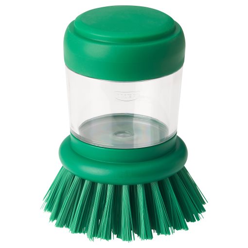 VIDEVECKMAL, dish-washing brush with dispenser, 905.567.02