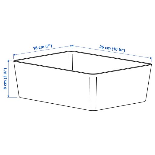 KUGGIS, κουτί, 18x26x8 cm, 905.685.40