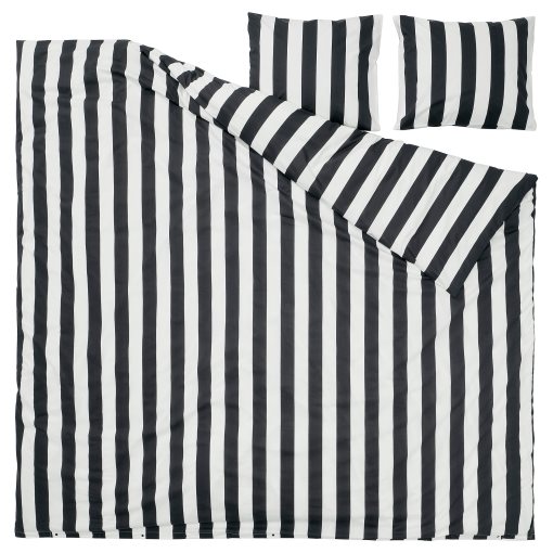 SLANHOSTMAL, duvet cover and 2 pillowcases, 240x220/50x60 cm, 905.752.58