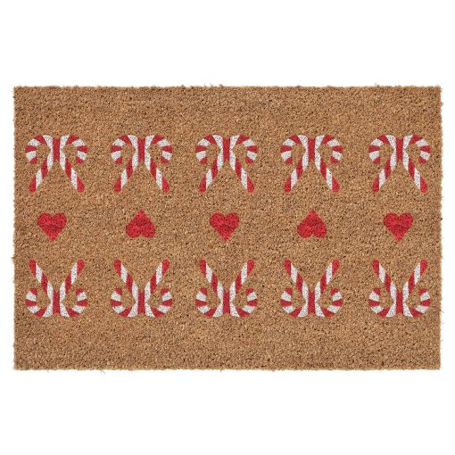 VINTERFINT, door mat/heart pattern, 60x90 cm, 905.815.70