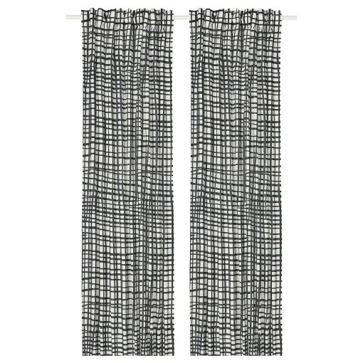 GRONKATTFOT, curtains 1 pair, 145x300 cm, 905.830.98