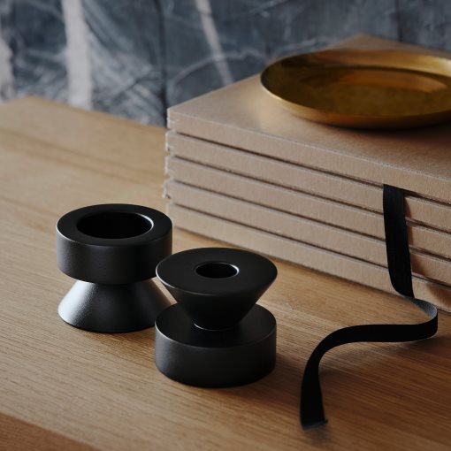 STOCKHOLM 2025, candlestick/tealight holder/set of 2, 6 cm, 905.905.03