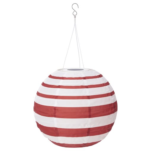 SOLVINDEN, solar-powered pendant lamp with built in LED light source/outdoor, 30 cm, 905.934.98