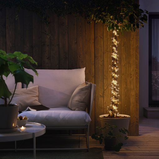 GETKÅL, γιρλάντα φωτισμού με ενσωματωμένο φωτισμό LED/εξωτερικού χώρου, 6 m, 906.007.43