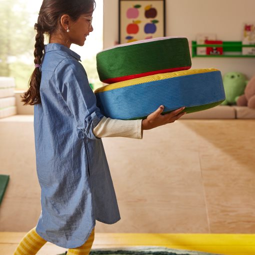 GREJSIMOJS, floor cushion stackable, set of 3, 906.020.11