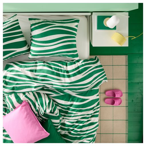 PORTLAKMÅLLA, duvet cover and pillowcase, 150x200/50x60 cm, 906.058.06