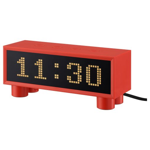 KORTLINJE, alarm clock with hygro-thermometer, 18x6x7 cm, 906.204.68