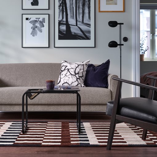 MARKBLÅMME, rug low pile, 160x230 cm, 906.257.05