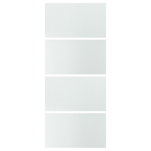 LUNDBRÄSMA, 4 πάνελ για σκελετό συρόμενης πόρτας, 100x236 cm, 906.292.37