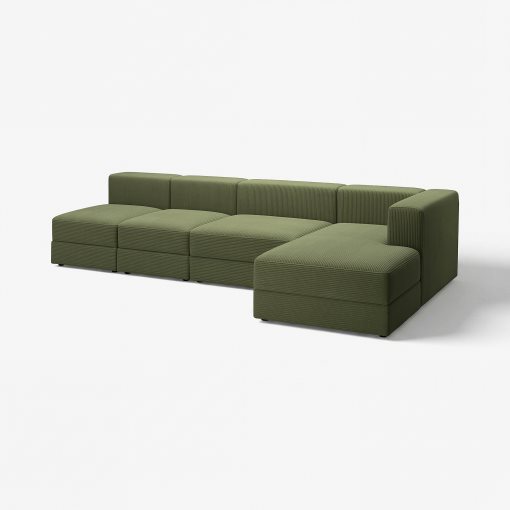 JÄTTEBO, 4,5-seat modular sofa with chaise longue/right, 994.714.02