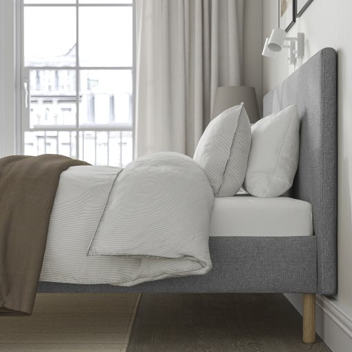 TÄRNKULLEN, upholstered bed frame, 160x200 cm, 995.692.05