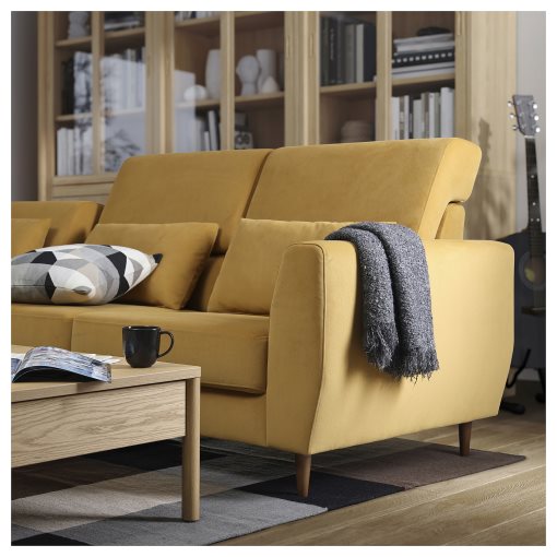 SLATORP, 3-seat sofa with chaise longue, 995.775.78