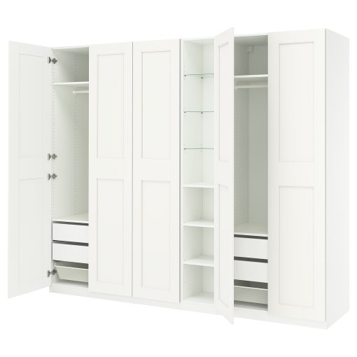 PAX/GRIMO, wardrobe combination, 285x60x236 cm, 996.074.29