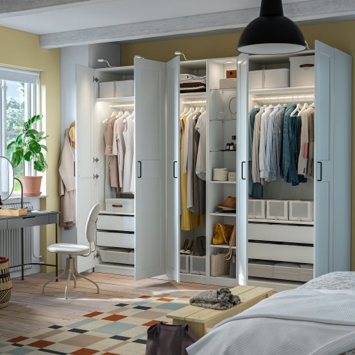 PAX/GRIMO, wardrobe combination, 285x60x236 cm, 996.074.29