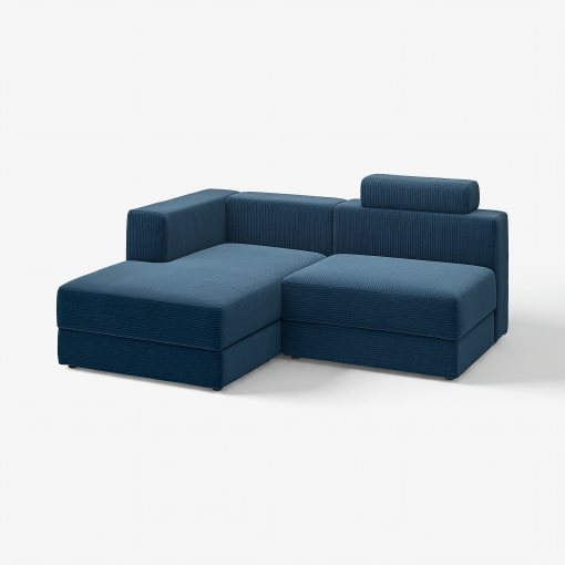 JÄTTEBO, 2,5-seat modular sofa with chaise longue/left with headrest, 996.076.36