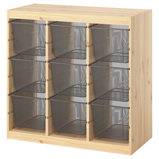 TROFAST, storage combination room divider with boxes, 93x44x91 cm, 996.125.72