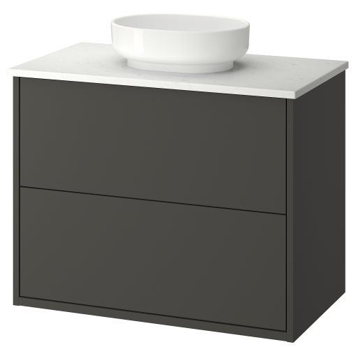HAVBÄCK/VINDEL, wash-stand with drawers/wash-basin, 82x49x77 cm, 996.224.58