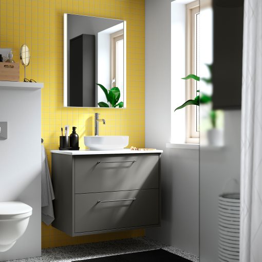 HAVBÄCK/VINDEL, wash-stand with drawers/wash-basin, 82x49x77 cm, 996.224.58