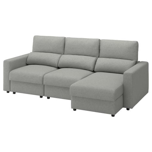 MALMKÖPING, 3-seat sofa with chaise longue, 996.268.14