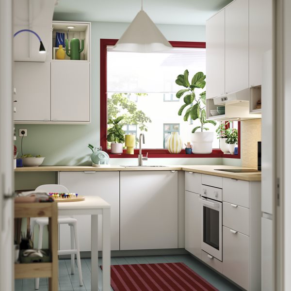 A small kitchen made big with space-saving ideas