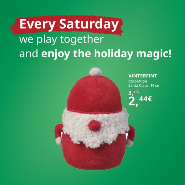 Every Saturday, we play together and enjoy the holiday magic!