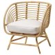 Rattan armchairs