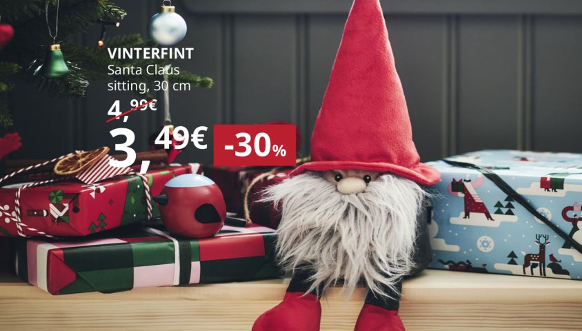 30% off Christmas products.