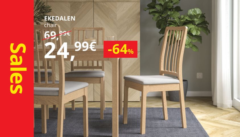 Refresh every space in your home with IKEA sales of up to 70% off.