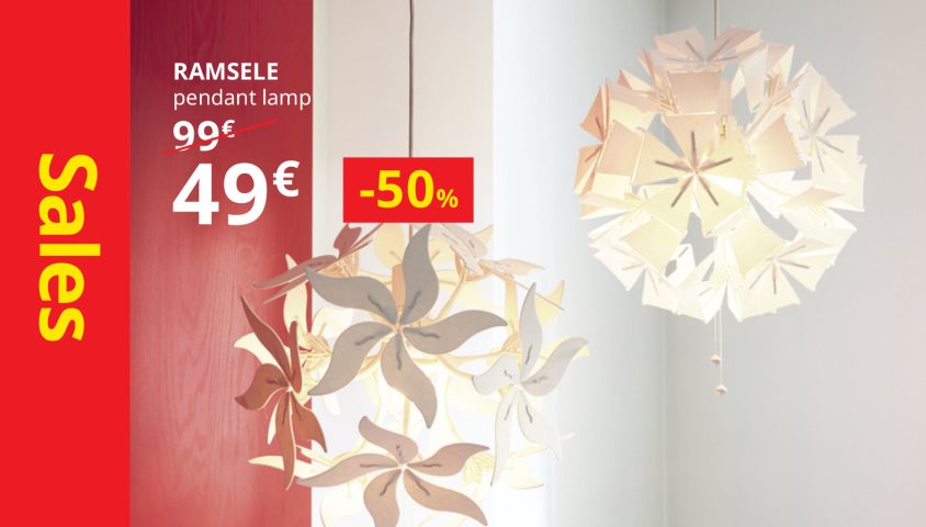 Refresh every space in your home with IKEA sales of up to 70% off.