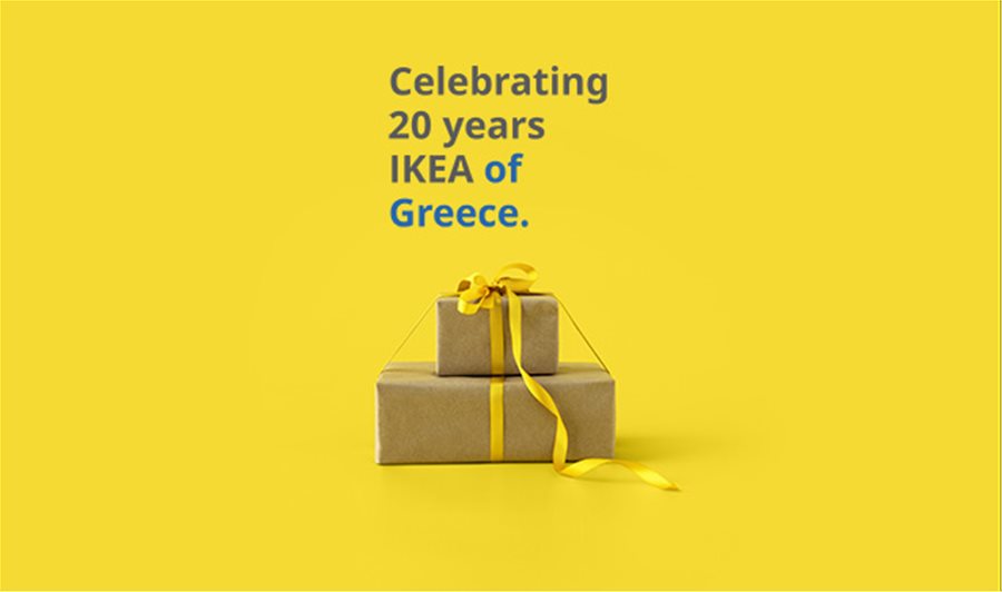 Celebrating 20 years of IKEA Greece.