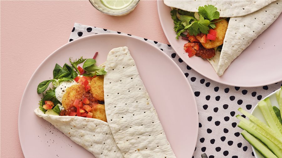 Plant-based taco wraps
