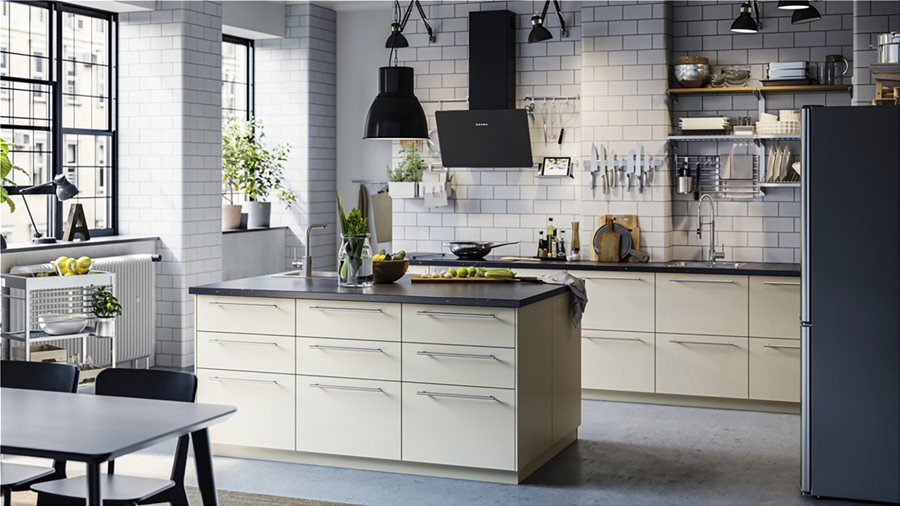 Κουζίνα  HAVSTORP μπέζ, 1.126€