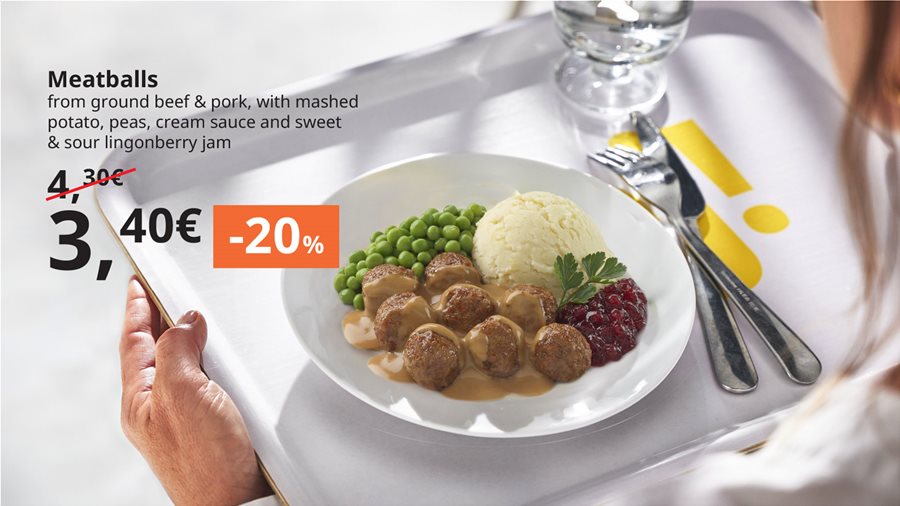 20% off hot dishes at the Swedish Restaurant and the Swedish Deli.