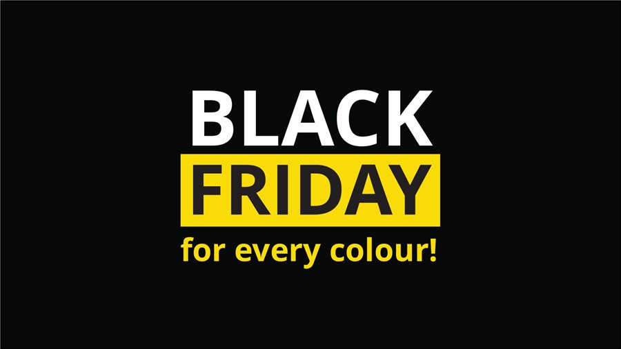 BLACK FRIDAY with up to 50% off selected products.